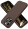 OTOFLY Compatible with iPhone 15 Pro Case, Silicone Shockproof Slim Thin Phone Case for iPhone 15 Pro(6.1 inch), (Chocolate)