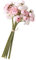 Abaodam 1Stk Nachgemachte Pflanzen Vasen Wohnkultur Hausblumenverzierung simulierter Kamelienstrauß Hochzeit mit Lotus Blumenarrangement bündeln schmücken Braut Seidentuch