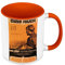 Tasse in Premium-Qualität, Orange – Easy Rider Altes Filmplakat Vintage – Tasse mit Henkel und farbigem Innenraum