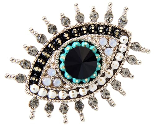 Holibanna Broche Oeil Démon Mauvais Œil Broche Camée Broche De Vêtements Pour Femmes Broche En Strass Broche Pour Vêtements Broche De Costume Broche De Fête Accessoire Broche De Mode À