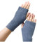 Fulidngzg Pulswärmer Herren Warm Wolle Winterhandschuhe Handstulpen Y2K Schwarz Armstulpen Fingerless Gloves Teenager Mädchen Touchscreen Ohne Finger Fingerlose Handschuhe