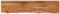 vidaXL Tischplatte, Rechteckig Holzplatte mit Baumkante, Holztischplatte Möbelplatte für Beistelltisch Bartisch, Platte Massivholzplatte Ersatzplatte, 140x30x3,8cm Massivholz Akazie