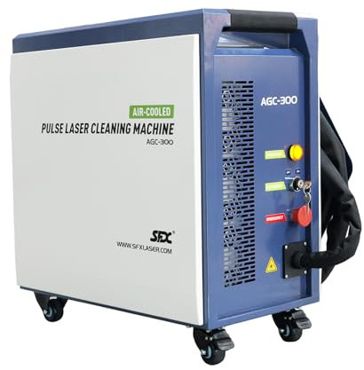 ZAC Laser Cleaning Machine AC110-220V Air-Cooled Pulsed Laser Cleaner Metal Rust Removal for Removing Paint Stains Coating (500, Watts)