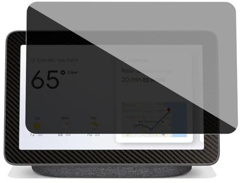 KARYLAX - Anti-Spy Screen Protector, Privacy Compatible Screen Protector for Google Nest Hub Max Voice Assistant