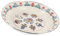 WATIIFUFU Assiette Émaillée Rétro 30 CM en Émail Pratique et Solide pour Servir Snacks et Fruits Utilisation Maison et