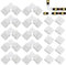 20 Pcs 4 Polige 10mm LED Verbinder für SMD 5050 RGB LED Streifen 10 Stück L-förmige Eckverbinder und 10 Stück LED Streifen Stripes Schnellverbinder, 4 Polig 10mm RGB Strip Verbinder Connector Lötfrei