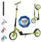 Habib Gruppe Cityroller - Kick Scooter - Kinderroller für Kinder und Jugendliche Zertifiziert vom TÜV Süd - Faltbarer Aluminium-Tretroller Höhenverstellbar - 200mm Räder - Tragbar - ab 10 Jahren