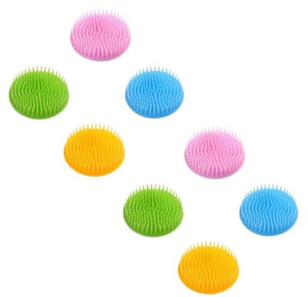 Ipetboom 2 Sätze Kopfmassagegerät Entlüften Kämme Entwirrer Entwirren Produkte Gesicht Kopfmassagebürste Schrubben Kamm Kopfhaut-tool Sprühen Zubehör Reinigungsbürste Plastik 4 Stück * 2