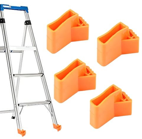 Rubber Ladder Feet - Ladderpads | Non Slip Feet Stabilizer Grips Legs Protector for Outdoor Furniture Sofa Mattress Glass Table Coasters Floor Protector Pads Heavy Duty Rubber Covers