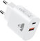 USB C Ladegerät, 20W USBC Netzteil 2-Port USB Schnellladegerät Mehrfach PD 3.0 Power Adapter Typ C Stecker Charger für iPhone 16 15 14 Pro Max 13 12 11, iPad, Samsung, Handy Ladeadapter Ladestecker
