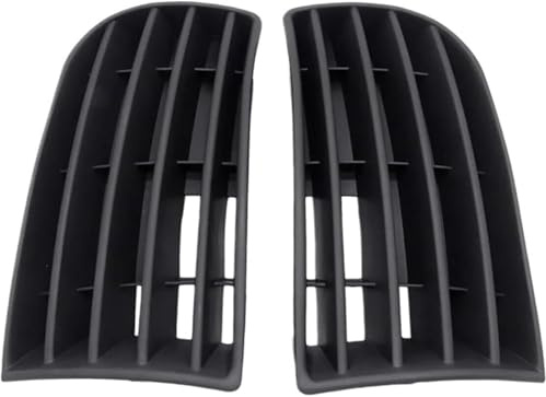 YHAINI Nebelscheinwerfergitter Doppelbrücke Grill für Golf 5 Für MK5 Auto Frontstoßstange Nebelscheinwerfer Kühlergrill