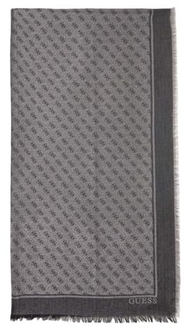 GUESS Schal Scarf 90X180 Black grau