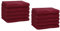 Betz 10er Premium Gästehandtücher-Set - Gesichtstücher-Set - Handtücher-Set - Händehandtücher - 30 x 50cm - dunkelrot