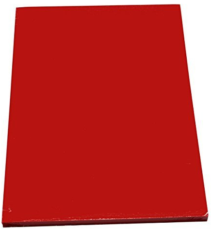 100 Blatt farbiges Druckerpapier / buntes Kopierpapier / Farbe: intensiv rot