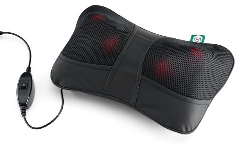 Well Being Mini Massage Cushion Multi Muscle Kneading Shiatsu and Heat Massager