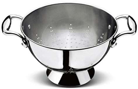 Lagostina Accademia Lagofusion Colatoio, Acciaio Inossidabile, Argento, 24 cm