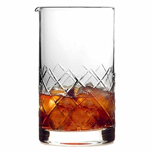 Japanese Mixing Glass 70cl - Hand Made Diamond Cut Cocktail Mixer Jug