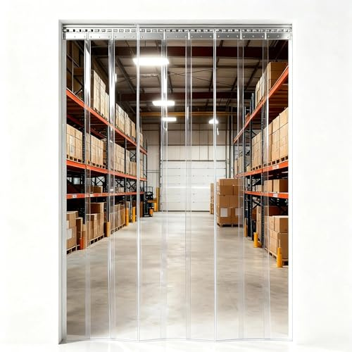 Panana PVC Strip Curtain Kit - Chiller/personnel Door Application -1m*2m (1m*2m)