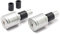 LSL Lenkergewichte Alu, silber, mit Logo, Ø14 & 18mm (Silver)