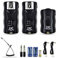JJC Wireless Remote Flash Speedlight Trigger for Fuji Fujifilm X-T4 X-T3 X-T2 X-T30 X100V X100F X-T100 X-Pro2 GFX 100S GFX 100 GFX 50R GFX 50S Replace Fujifilm RR-100 (2 Receiver)