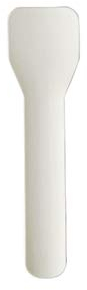 Papstar Eislöffel, Papier pure 9,5 cm weiss 88073 Papiereislöffel Einwegeislöffel, 2000 Stück