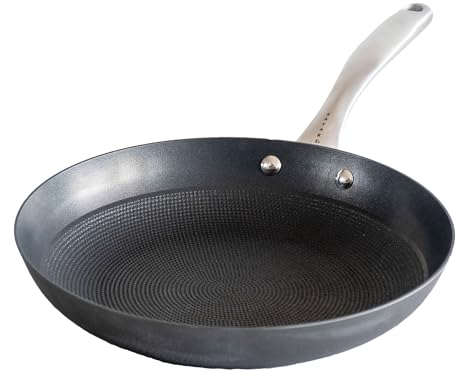 Satake Sartén con estructura de panal de abeja de 28 cm – Sartén ligera de hierro fundido, antiadherente con revestimiento antiadherente, sartén de inducción, sartén nido de abeja, sartén de 28 cm