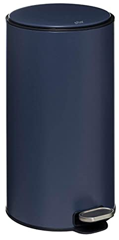 marque Five Simply smart Poubelle métal 30L Delta Bleu