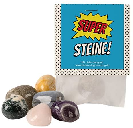 10x Superhelden Glückssteine für Kinder / Glücksbringer Stein Super Steine als Mitgebsel Kindergeburtstag Superhelden / Glücksbringer Kinder / Superhelden Geburtstag Mitgebsel Kinder Kleinigkeit