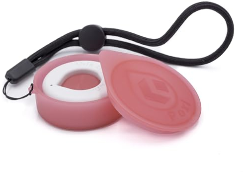 KUMETIC Poxi Aufbewahrungsbox passend für Air-Up Duft-Pod/Aroma-Pod - Zur Luftdichten Aufbewahrung - Schutzhülle Aroma-Box - mit Schlaufe - Made in Germany