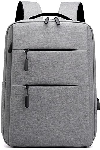 BDLDCE Anti-vol pour Femme, Sac à Dos pour Ordinateur Portable Homme, Gris, L