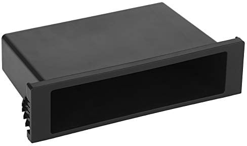Scatola Portaoggetti per Autoradio, Scatola Portaoggetti per Autoradio Stereo Singolo DIN Organizzatore Interno Adatto per Cruze (nero)