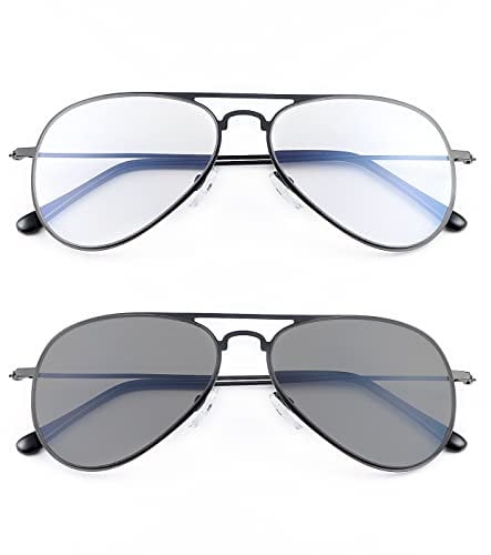 Vepiant Photochromic Progressive Multifocus Reading Glasses Multifocal Transition Sun Readers for Men and Women UV400 Protection Sunglasses Blue Light Blocking Computer Eyeglasses Anti Glare Eyewear