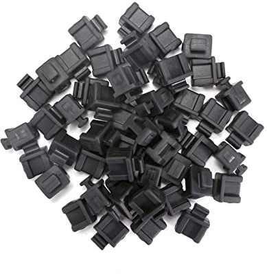 SFP - Tappo antipolvere per porta SFP SFP+, tappi antipolvere in fibra ottica, protezione per porta per switch, schede di rete, router, convertitori multimediali, 50 pezzi