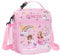 Clastyle Princess Insulated Kids Lunch Bag Large Thermal Cooler Bag for Girl Picnic School Lunch Box Tote,Pink Unicron Castle