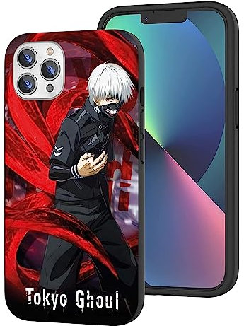 CHENQIAOHU Kompatibel mit iPhone 12 Hülle iPhone 12 Pro Hülle, Ganzkörperschutz Stoßfeste Schutzhülle Slim Thin Cover (Anime-Tokyo-Ghoul-Comic-4)