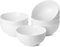 BTaT- Lot de 6 bols blancs de 473,6 g, bols à céréales blancs, 6 bols à soupe blancs, bols en porcelaine blanche, bols en céramique blanche, bols à soupe blancs en céramique