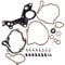 Uenopedin MJ Vacuum Pump Vacuum Pump Fuel Pump Repair Kit Gasket Set Fits for A2 A3 1.4 TDI 1.9 TDI 2.0 TDI 2000-2011, Part# 038145209Q 038145209N 038145209M 038145209K