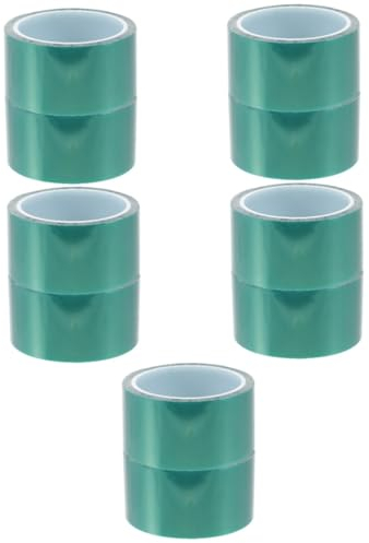 SOLUSTRE 10 Rollen Klebeband aus Harz Klebeband klar auto klebeband Tischklebeband aus Epoxidharz Harzband Thermoband Klebeband zum Formen von Epoxidharz Sublimation Stahldraht das Haustier