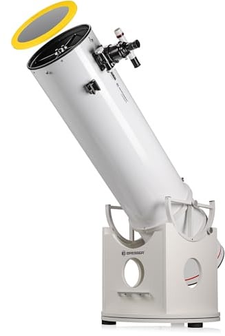 Bresser Astronomie Newton Dobson Teleskop 305/1525 mit Hexafoc | Mond, Planeten, Deep Sky, Galaxien, Nebel, Sternhaufen, Parabolspiegel, GFK Tubus, Rockerbox, 25 mm Okular
