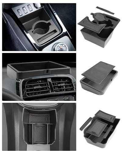 WEIPIN 3Pcs Zubehör für Daci-a Spring Electric EV 2021-2024 Mittelkonsole Organizer en kastje Armsteun Console Organizer Tray Becherhalter