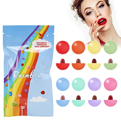 8 Farben Mini-Lippenstift-Set Matte wasserfeste Lipglosses Lang anhaltende Pille förmigen Lippenstift Samt Lippenstift-Set Frauen (Lippenstift-Set)