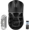 ATTACK SHARK R3PRO 46g Superlight Ratón de Aleación de Magnesio, 8000Hz Sondeo inalámbrico, 26000DPI Ultraligero Mouse, Sensor PixArt PAW3395, Cableado/2,4G/BT, con Cable en Espiral, PC/Mac, Negro