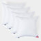 Homescapes Super-Mikrofaser Füllkissen 80x80 cm – 4er-Set Kissen wie Daunen, hypoallergene Kissenfüllung/Innenkissen für Dekokissen wie Sofakissen & Bettkissen oder kleine Kopfkissen