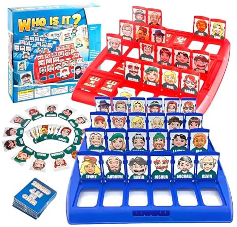 Family Figure Guess Who? Picture Guessing Board Game-96 Characters Board Game,Games for Family Game Night | Kids’Games | Card Games for Adults and Kids Aged 3 and up