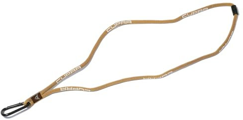 Seat 6H2087610AOBQ Schlüsselband CUPRA Lanyard Schlüsselanhänger Keyholder, mit Karabinerhaken, braun