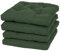Viste tu hogar Pack 4 Cojines para Silla, 45x45x5 CM, Efecto Tridimensional, Relleno de 100% Poliéster, Ideal para Comedor, Terraza, Sala y Restaurante, Color Militar, Fabricado en España