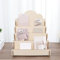 Dranng Présentoir Pour Cartes De Vœux | Présentoir En Bois À 4 Niveaux – Grand Espace De Présentation Pour Organiser Des Autocollants, Des Photos, Des Cartes Postales