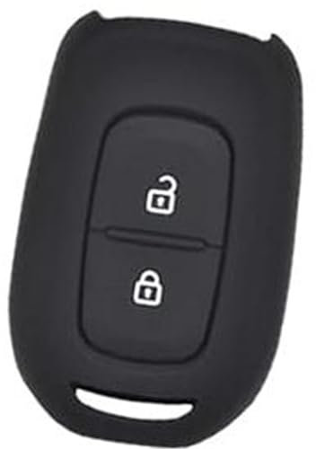 MUEOSI 2 Button Car Key Fob, for Renault, Kwid Symbol Trafic, for Dacia, Sandero Logan Duster 2016 2017 2018 Silicone Remote Shell Cover Case car key shell