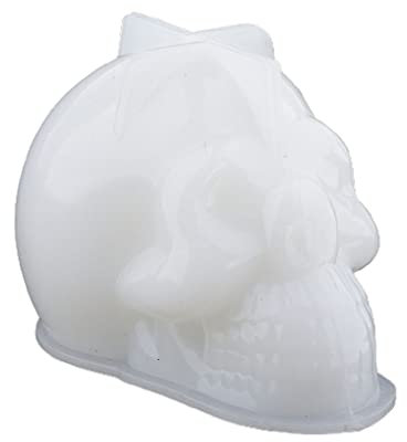 Totenkopf-Epoxidharz-Form, Seife, Gips, Gießwerkzeug, Halloween, Silikon