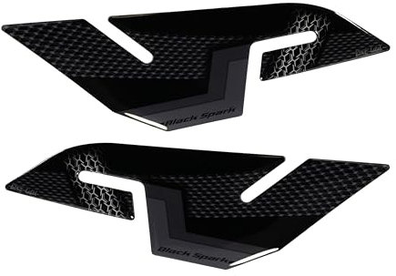 Tankpad Kneepad Motorrad Aufkleber kompatibel für BMW F 900 R schwarz X802301VA